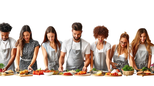 Uczestnicy warsztatów kulinarnych